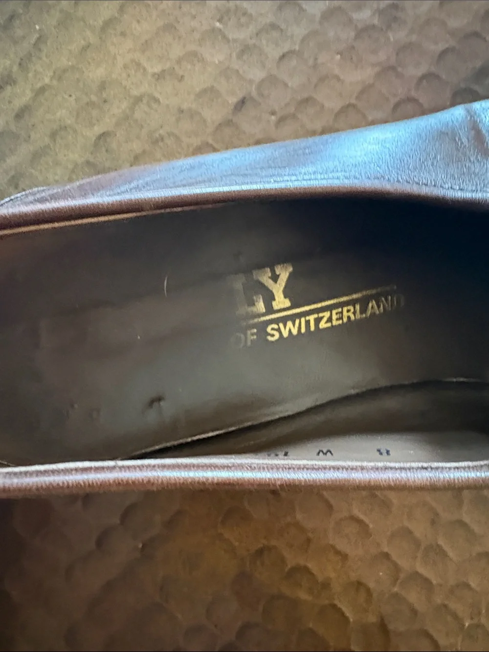 Vintage Bally Switzerland Brown Leather Loafers Men’s Classic Slip-On Size 8W